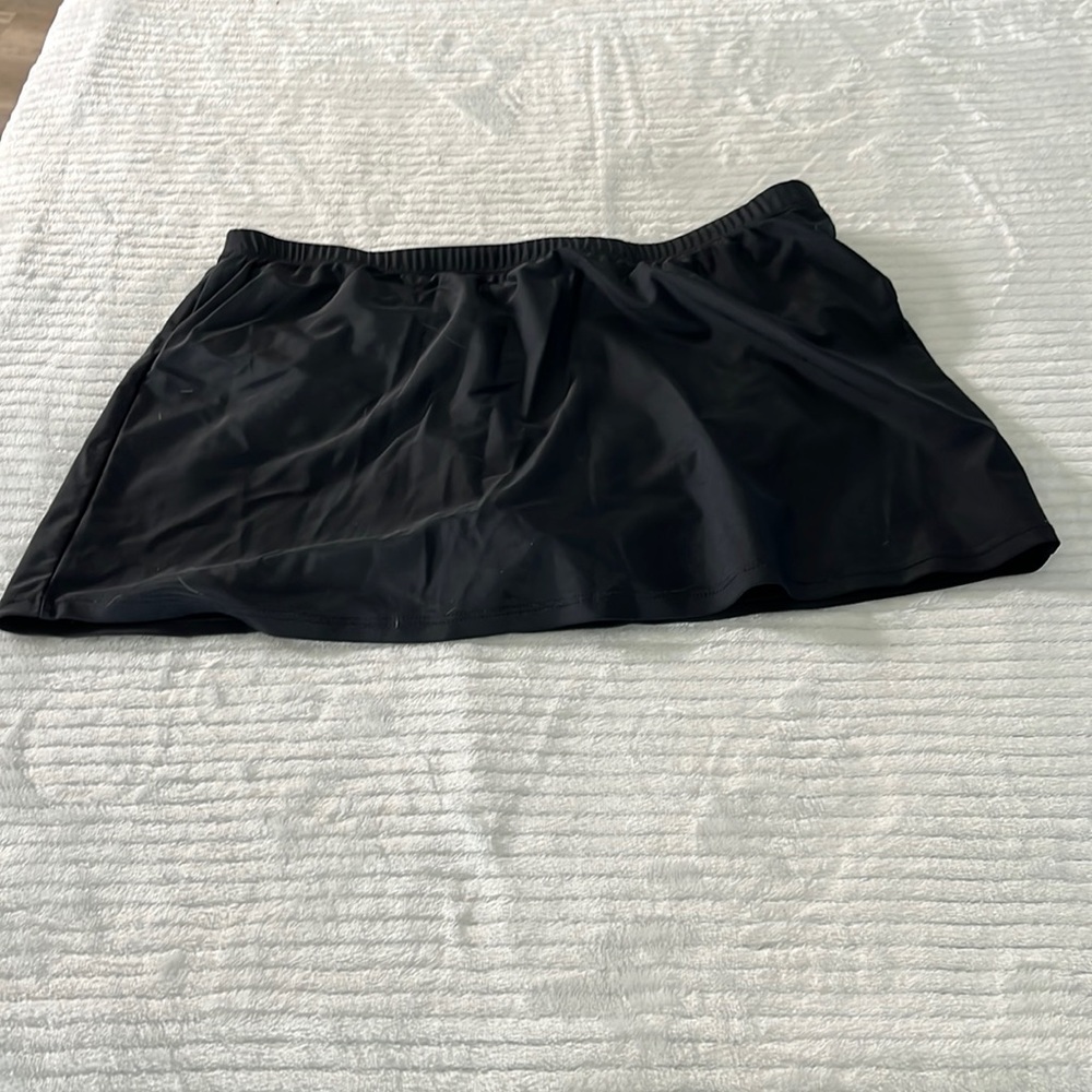 Silhouette Solution Black Swim Skirt